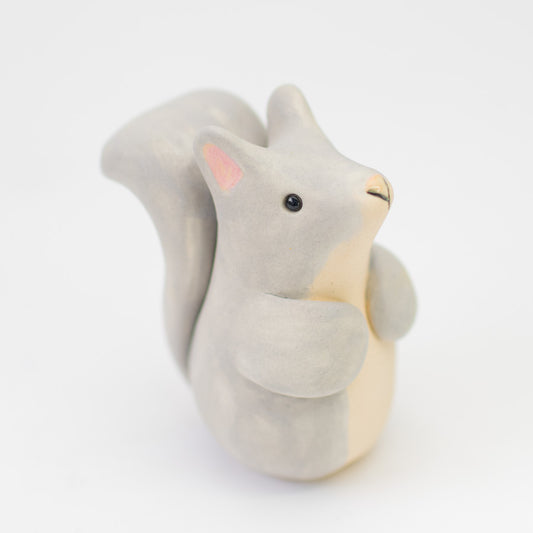 Small Grey Ceramic Squirrel - sarahbrabbin