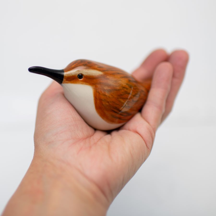 Small Ceramic Treecreeper Sculpture - sarahbrabbin