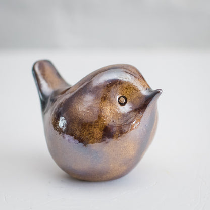Small Ceramic Wren Sculpture - sarahbrabbin