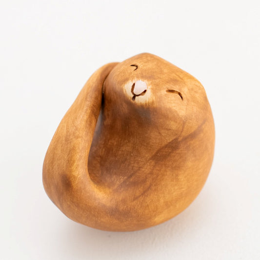 Small Sleepy Ceramic Dormouse