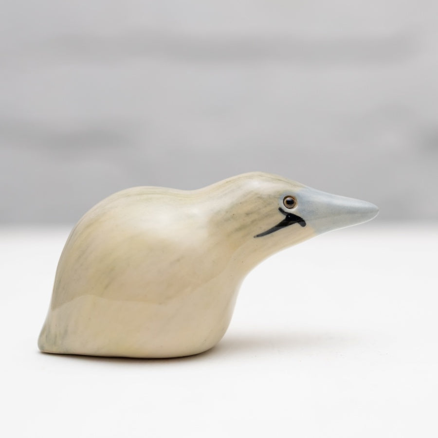 Ceramic Bittern Sculpture