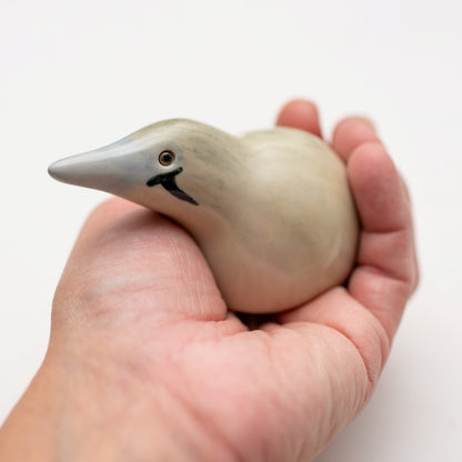 Ceramic Bittern Sculpture