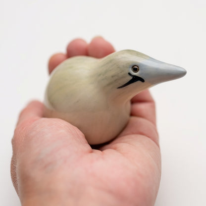 Ceramic Bittern Sculpture