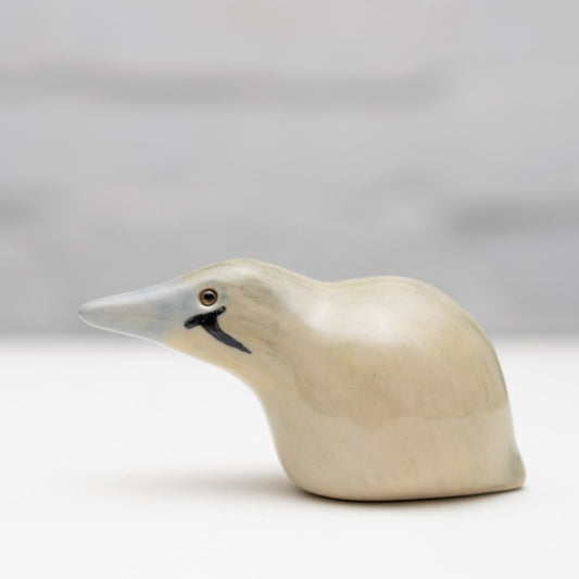 Ceramic Bittern Sculpture