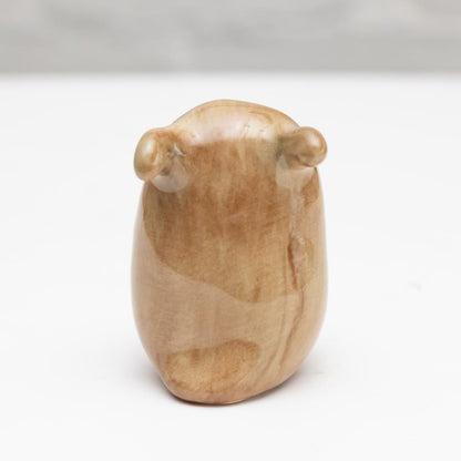 Small Ceramic Long Eared Owl Sculpture