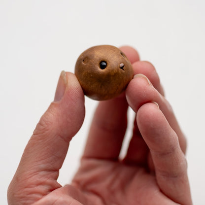 Small Ceramic Vole & Baby Sculpture