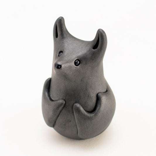 Ceramic Bat Sculpture