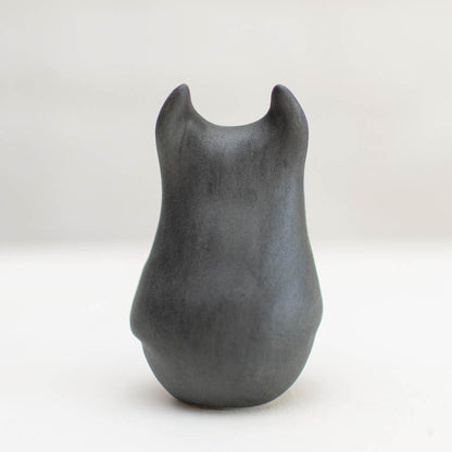 Small Ceramic Bat Sculpture, back view