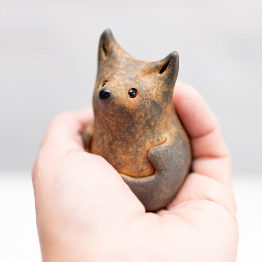 Brown Bat Sculpture
