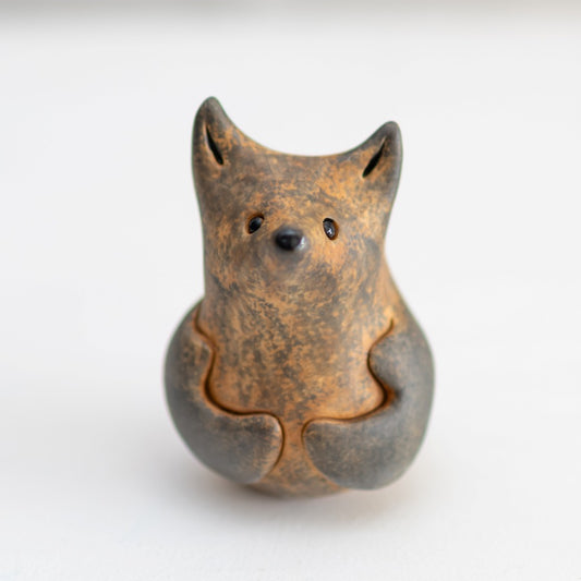 Brown Bat Sculpture