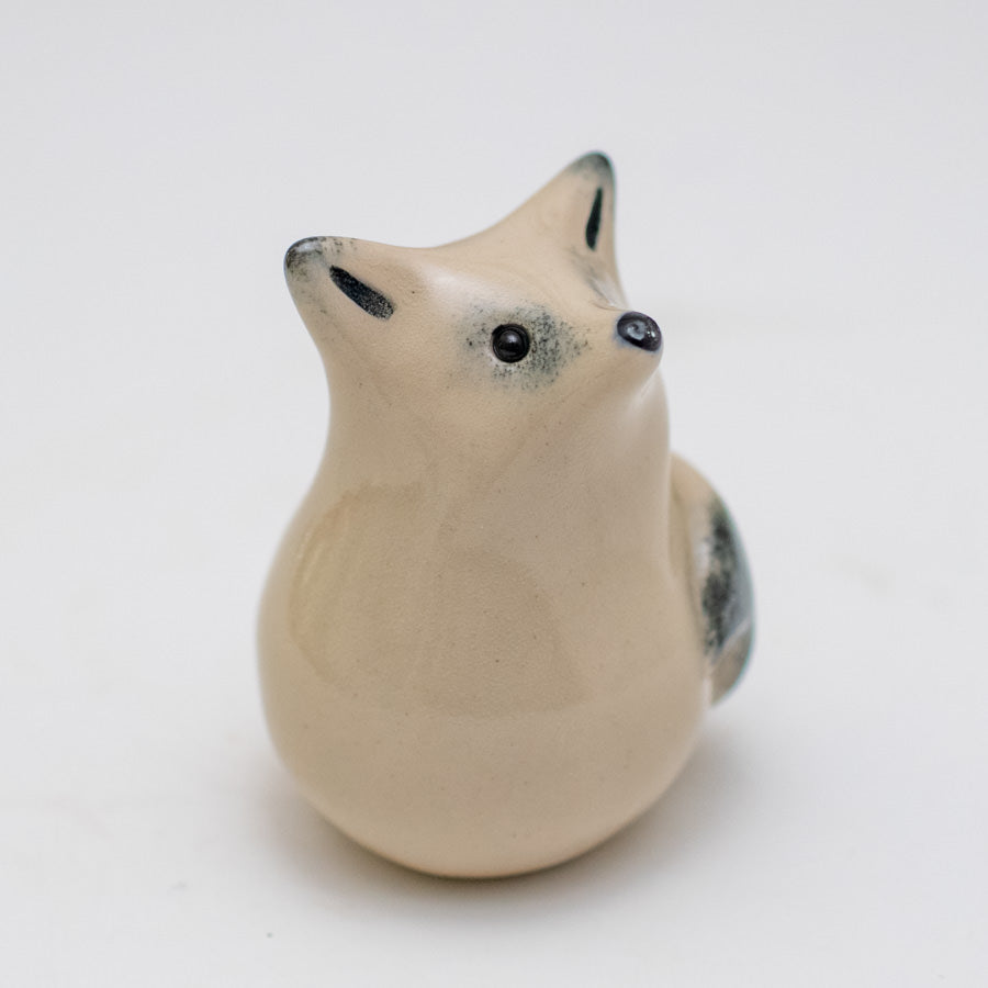 Ceramic Arctic Fox - sarahbrabbin