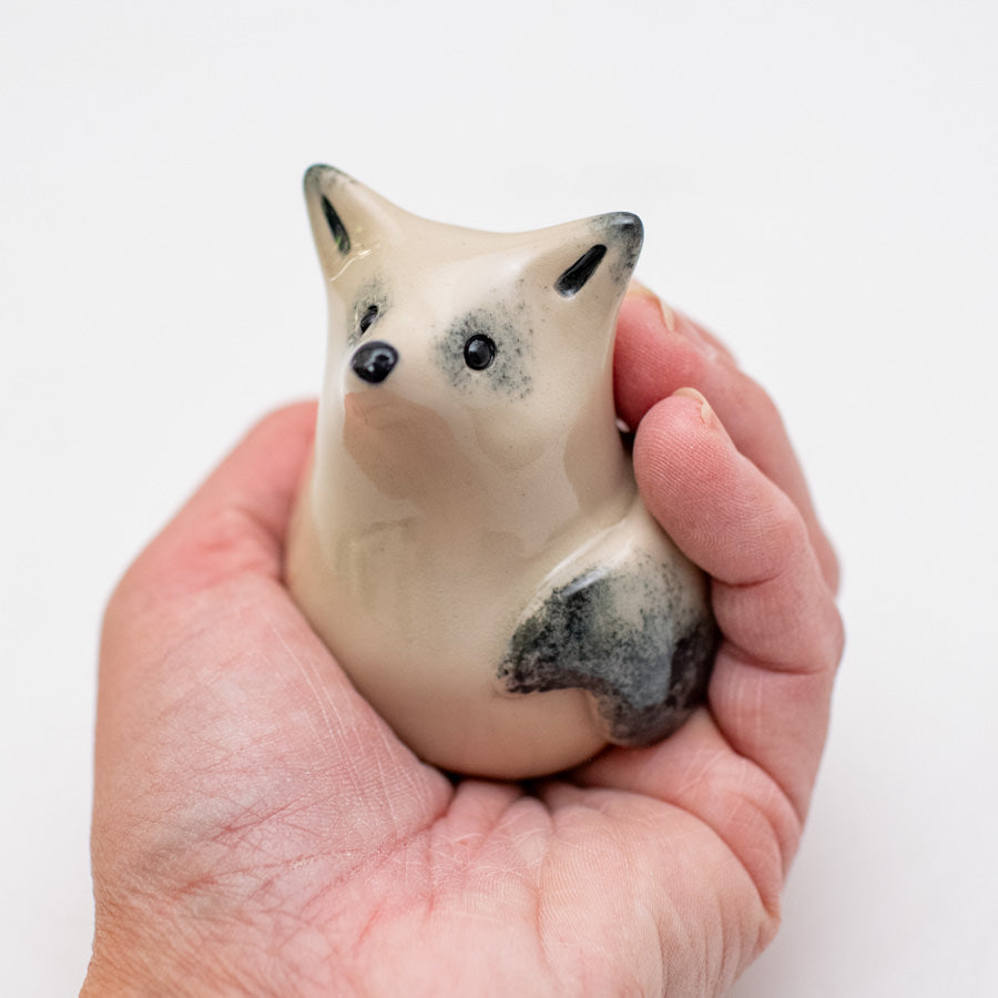 Ceramic Arctic Fox - sarahbrabbin