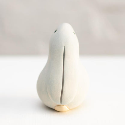 Small Ceramic Bunny Rabbit - Matt Grey