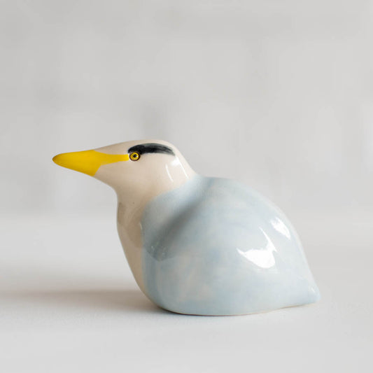 Small ceramic Heron Sculpture