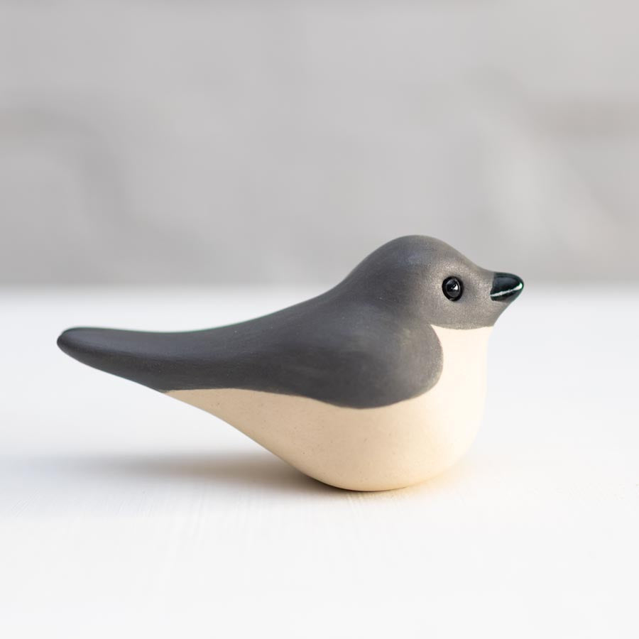 Small Ceramic House Martin Sculpture
