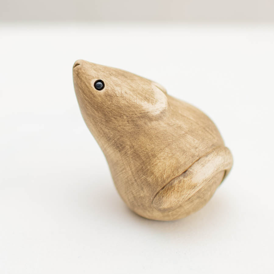 Small Ceramic Field Mouse Sculpture