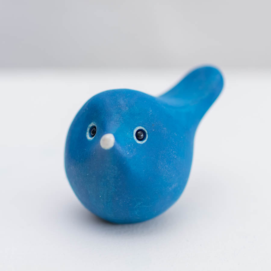 Small Ceramic Bird - Sea Blue