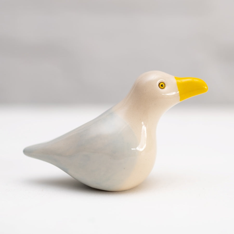 Ceramic Seagull Sculpture