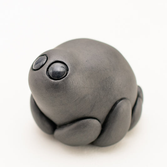 Small ceramic spider sculpture - Black