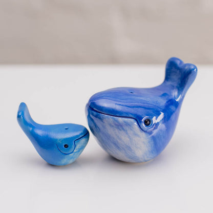 Small Ceramic Whale Gift Set