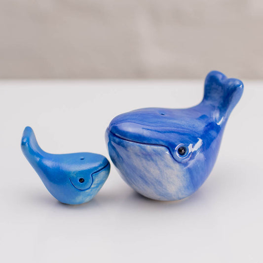 Small Ceramic Whale Gift Set
