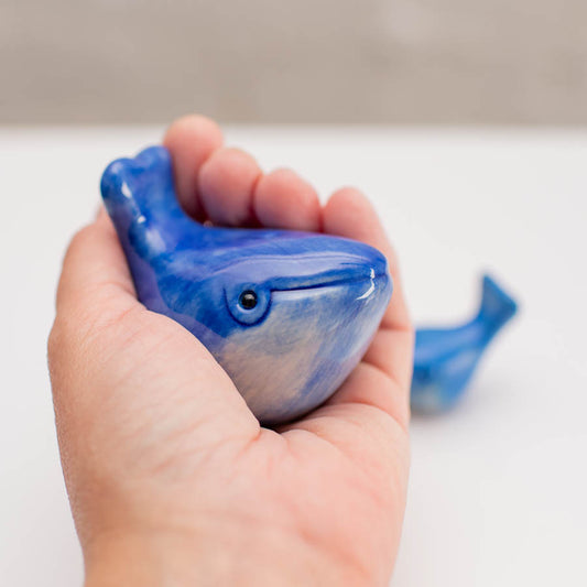 Small Ceramic Whale Gift Set