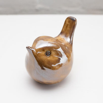 Medium Ceramic Wren Sculpture