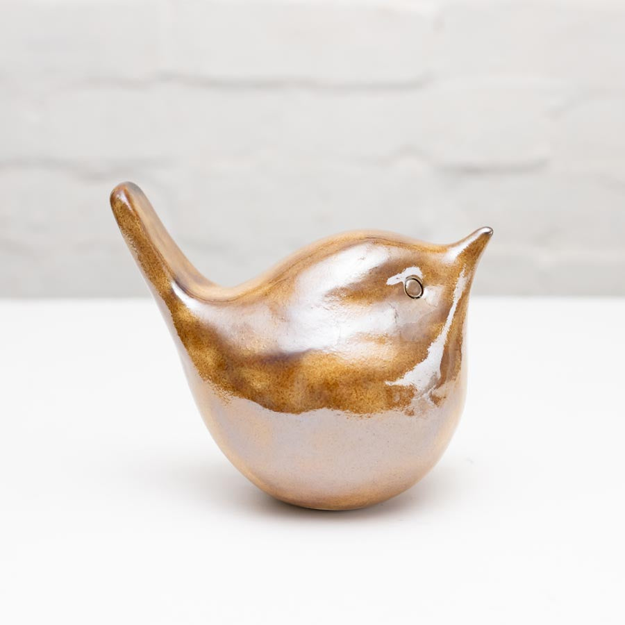 Medium Ceramic Wren Sculpture