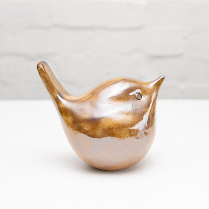Medium Ceramic Wren Sculpture