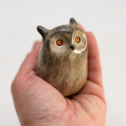 Ceramic Long Eared Owl