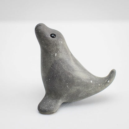 Small Ceramic Grey Seal - sarahbrabbin