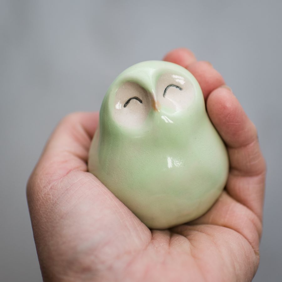 Colourful Ceramic Owl - sarahbrabbin