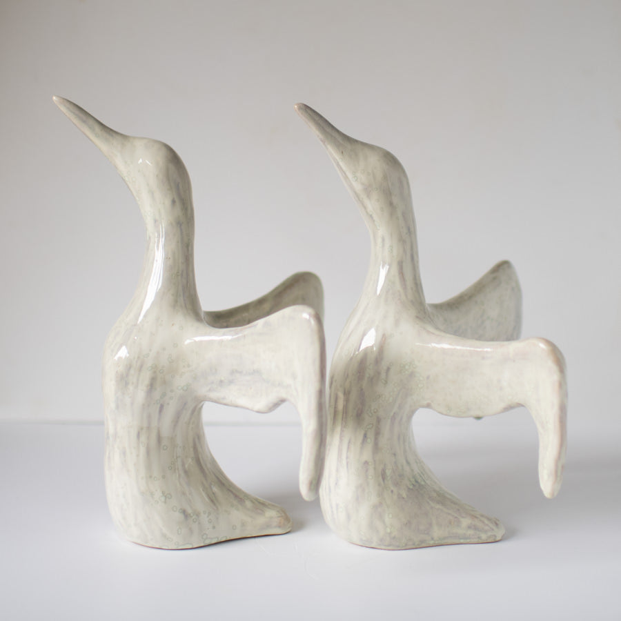 Ceramic Gannet Sculpture - sarahbrabbin