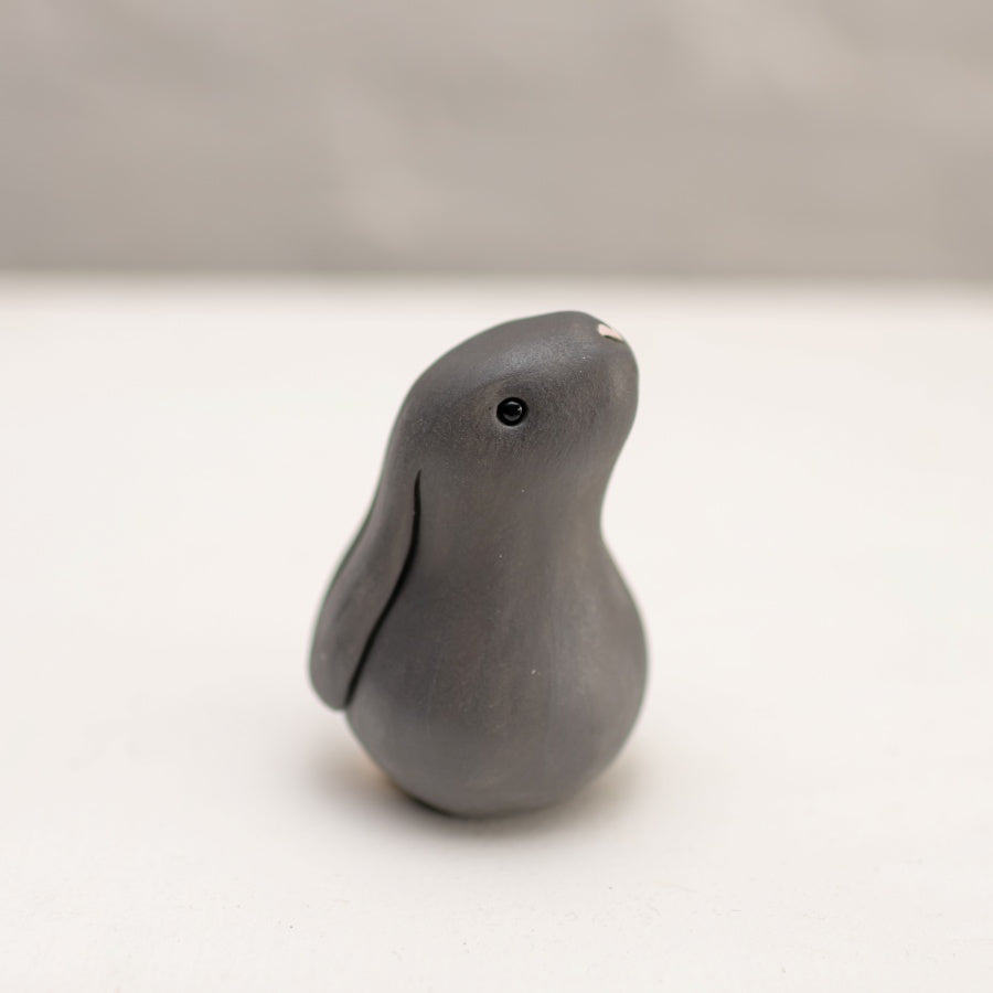 Small Ceramic Bunny - matt grey