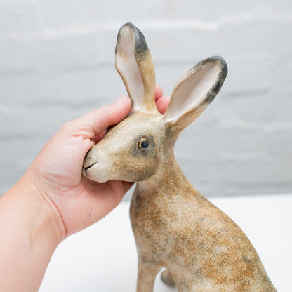 Ceramic Hare Sculpture