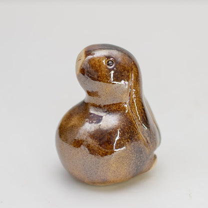 Small Ceramic Bunny - Metallic - sarahbrabbin