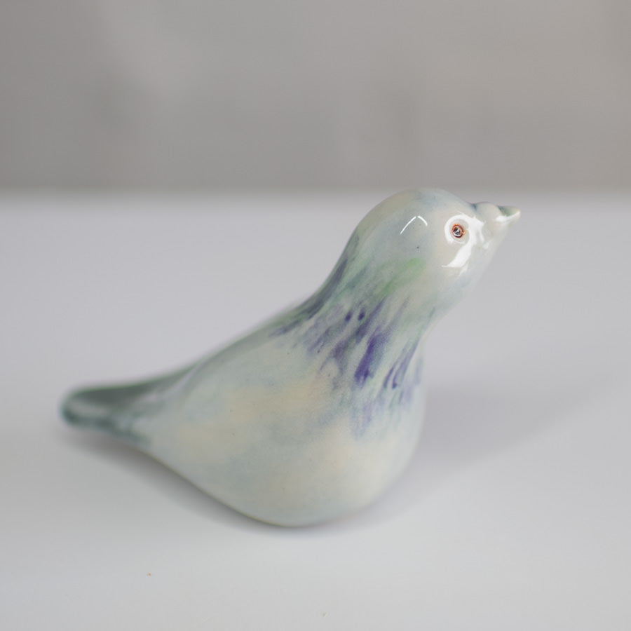 Ceramic Pigeon Figurine Sculpture - sarahbrabbin