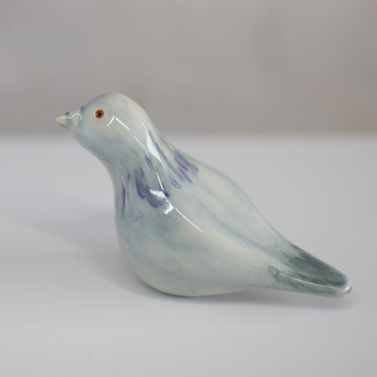 Ceramic Pigeon Figurine Sculpture - sarahbrabbin