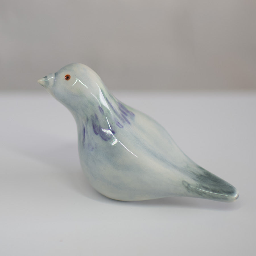 Ceramic Pigeon Figurine Sculpture - sarahbrabbin