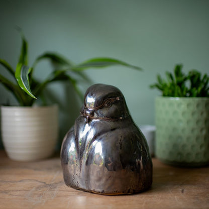 Large Ceramic Pigeon Sculpture - sarahbrabbin