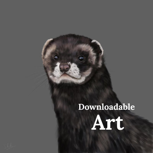 Polecat - Downloadable Art - sarahbrabbin