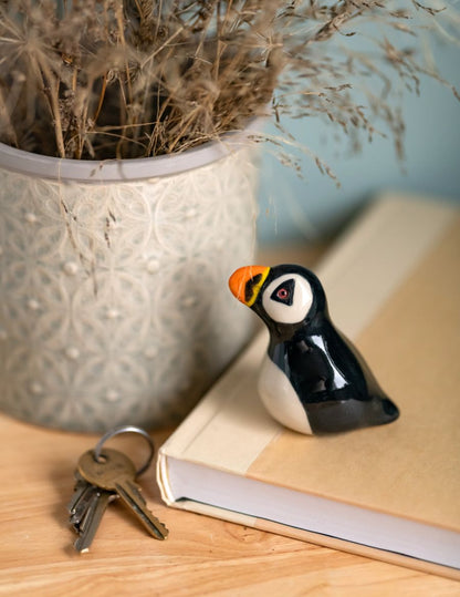 Pottery Puffin Sculpture