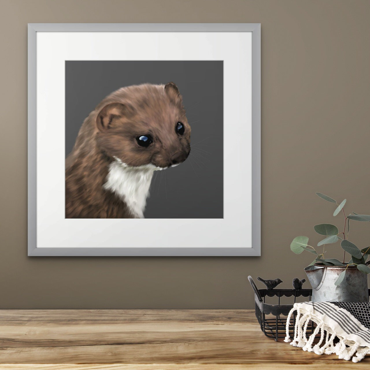 Weasel - Downloadable Art - sarahbrabbin